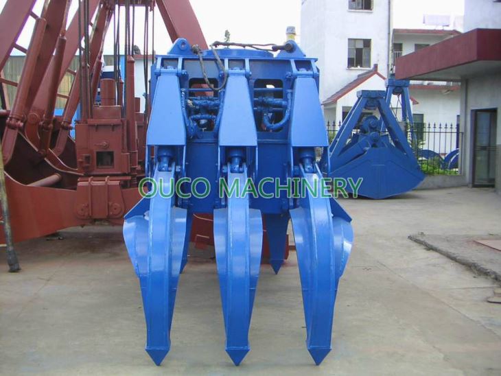 Hydraulic Orange Peel Wood Grab