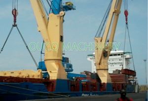 Guindaste marítimo para manuseio de cargas 20T30m