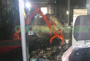 Manipulador de Material elétrica estacionária tipo fixo para sucata