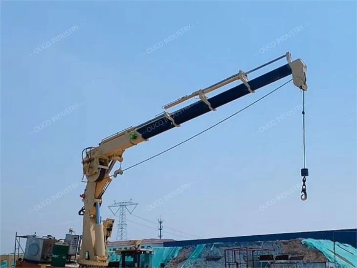 1.5T16M Hydraulic Marine Foldable Knuckle Boom Crane Suitable For Sea State 6